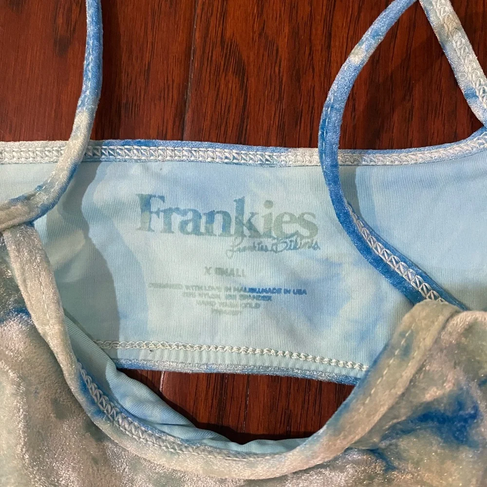 Frankie’s Bikini Blue Velvet Tye Dye XS/M